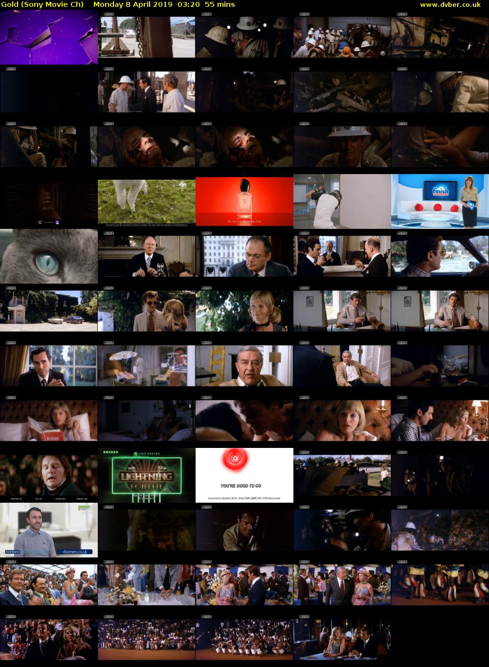 Gold (Sony Movie Ch) Monday 8 April 2019 03:20 - 04:15