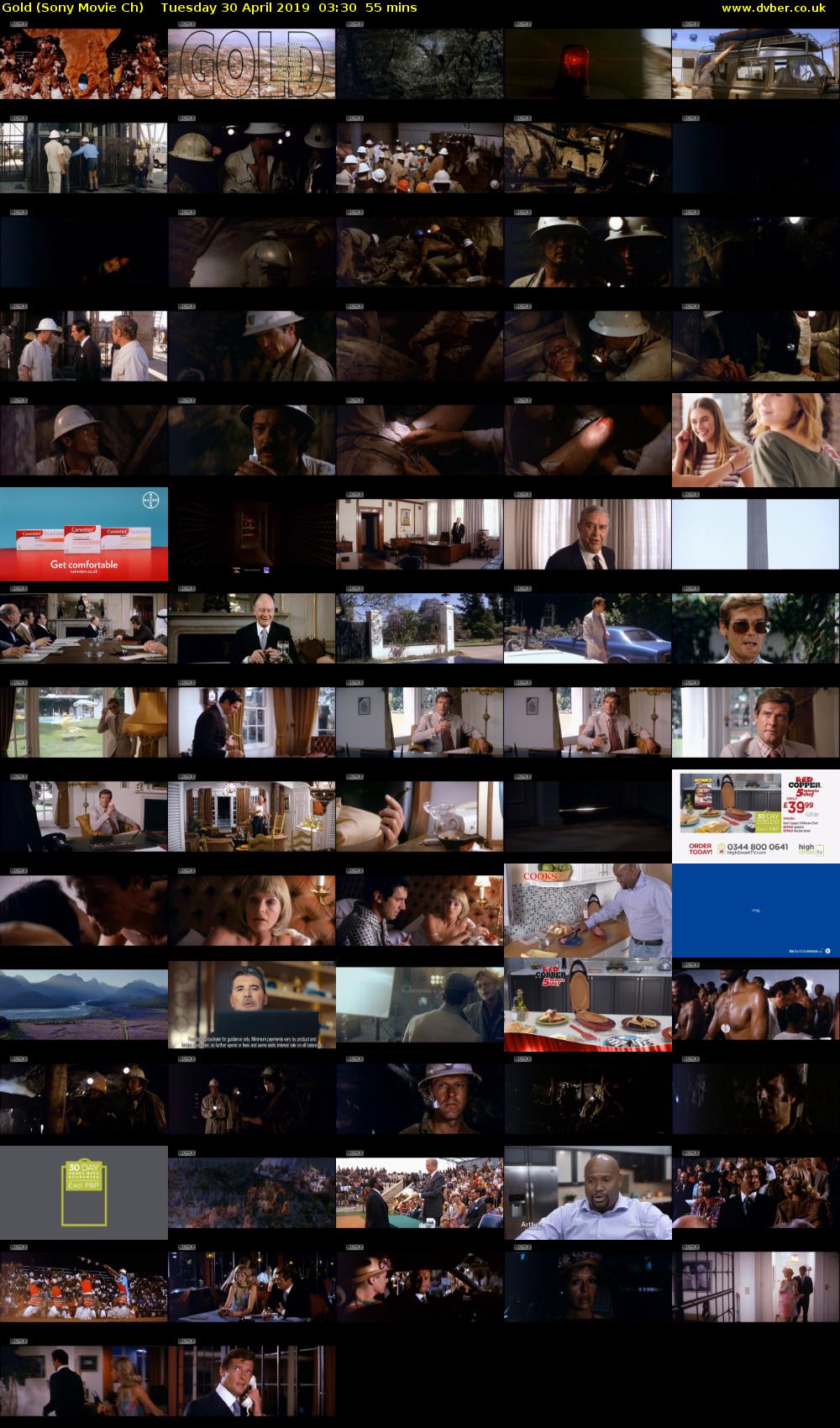 Gold (Sony Movie Ch) Tuesday 30 April 2019 03:30 - 04:25