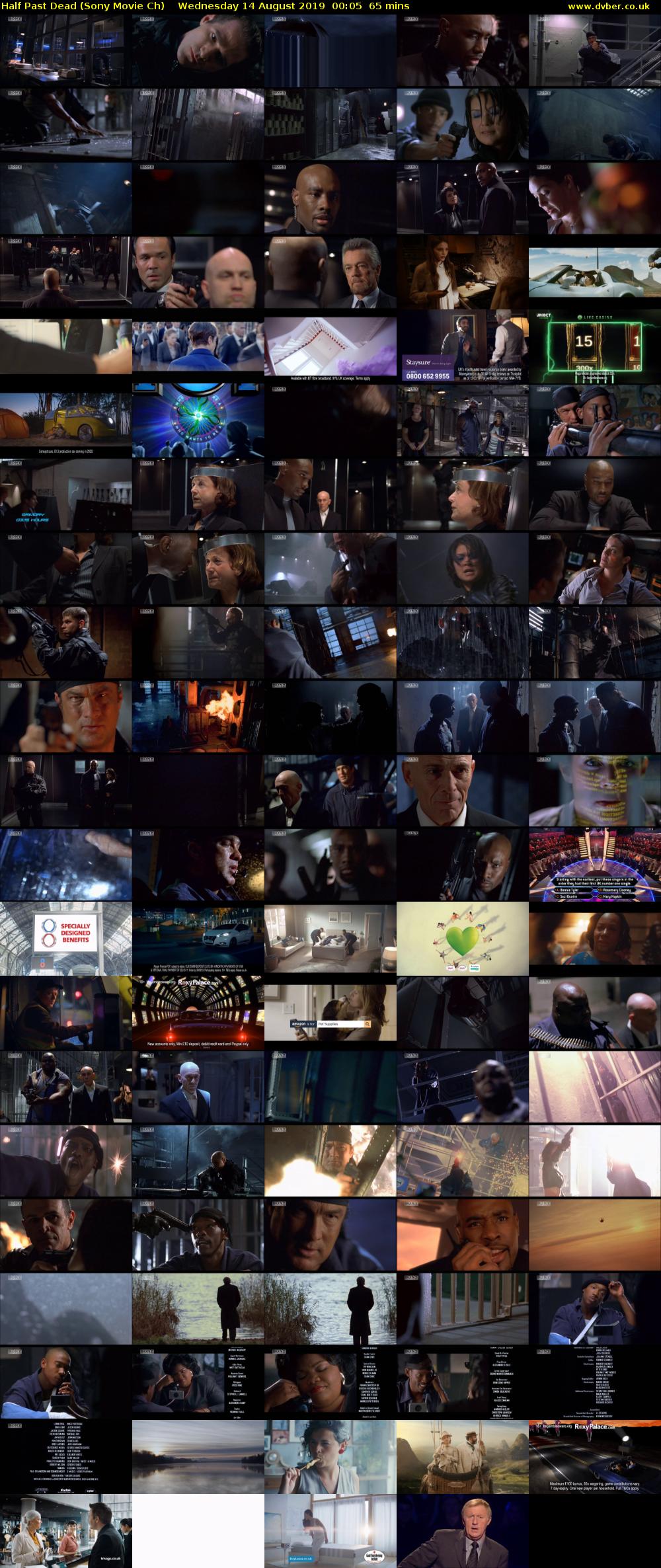 Half Past Dead (Sony Movie Ch) Wednesday 14 August 2019 00:05 - 01:10