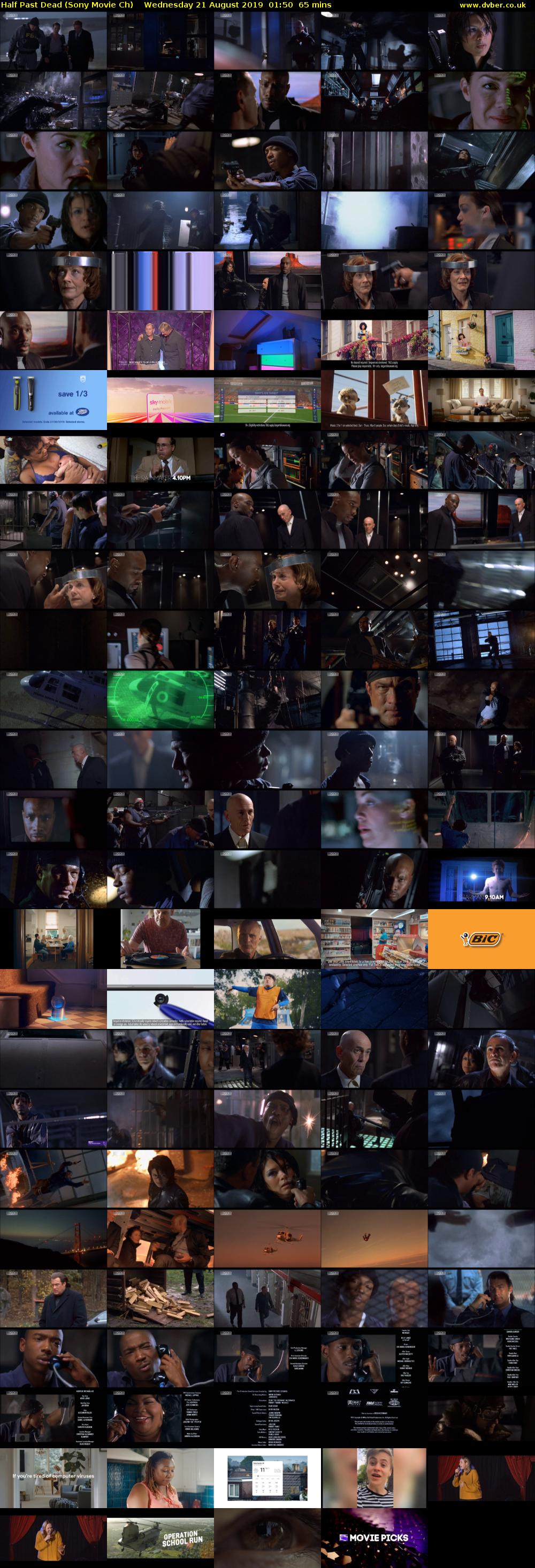 Half Past Dead (Sony Movie Ch) Wednesday 21 August 2019 01:50 - 02:55