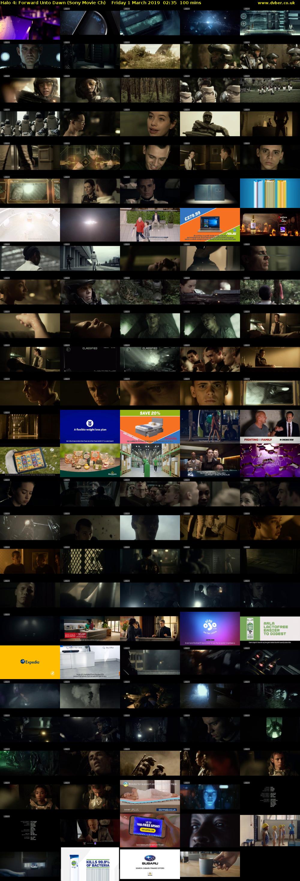 Halo 4: Forward Unto Dawn (Sony Movie Ch) Friday 1 March 2019 02:35 - 04:15
