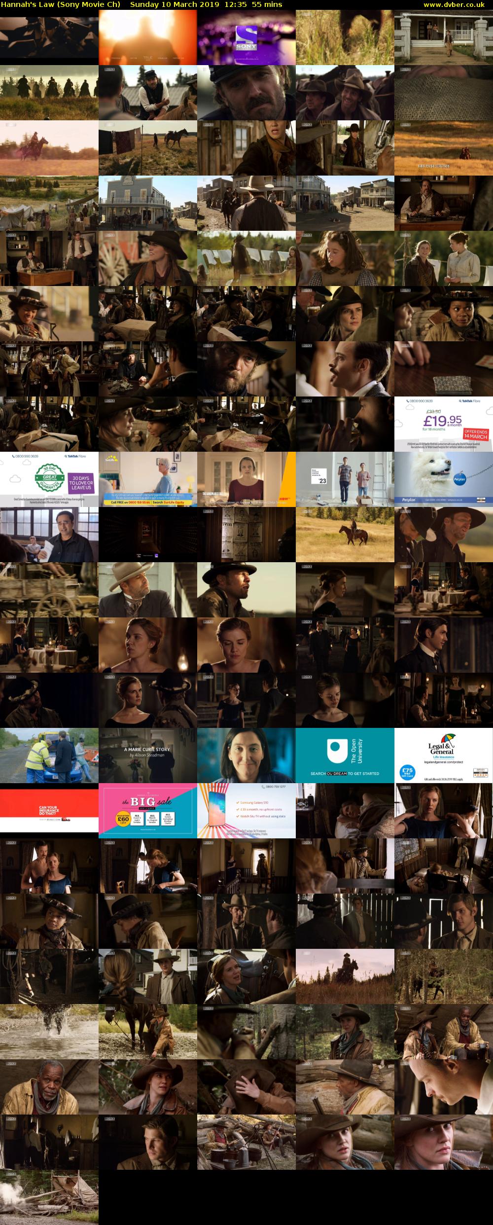 Hannah's Law (Sony Movie Ch) Sunday 10 March 2019 12:35 - 13:30