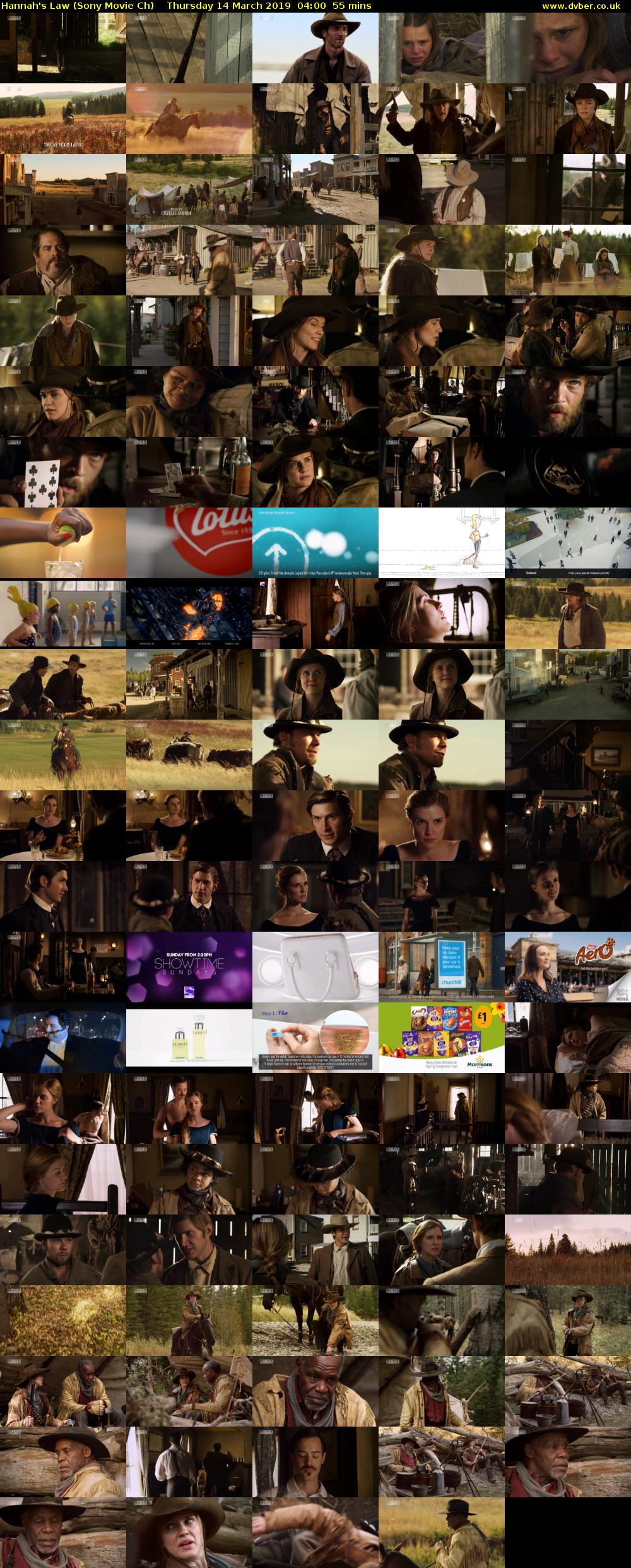 Hannah's Law (Sony Movie Ch) Thursday 14 March 2019 04:00 - 04:55