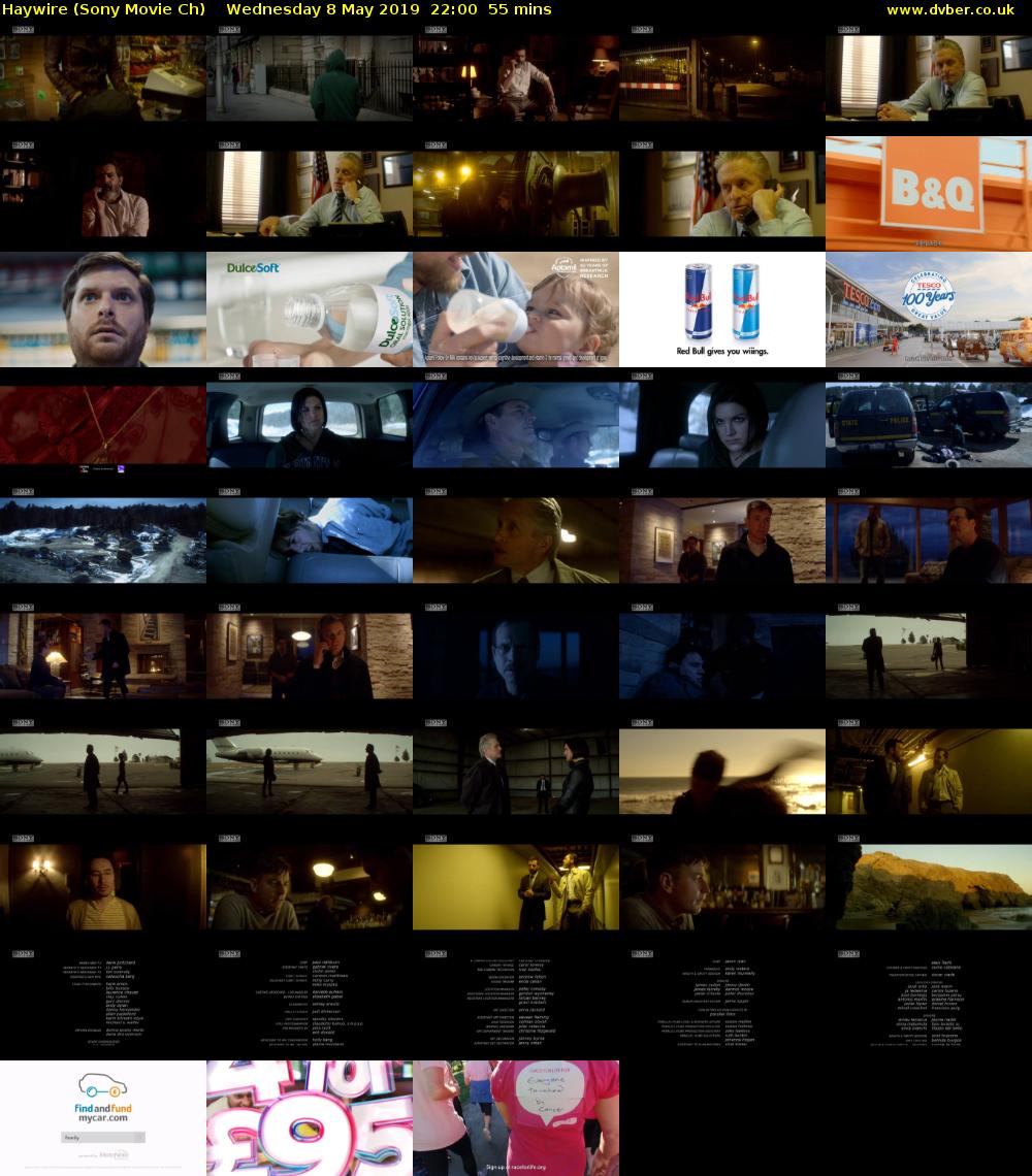 Haywire (Sony Movie Ch) Wednesday 8 May 2019 22:00 - 22:55