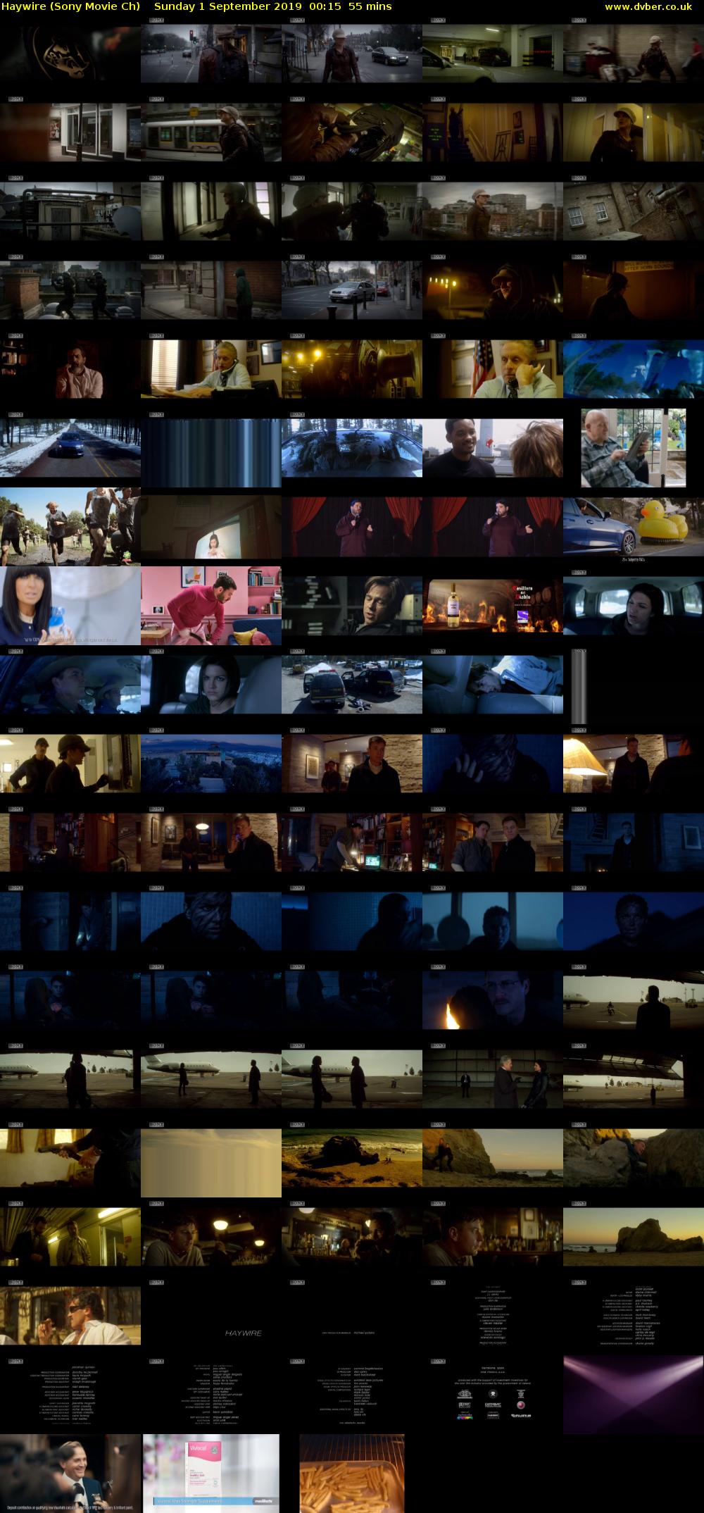 Haywire (Sony Movie Ch) Sunday 1 September 2019 00:15 - 01:10
