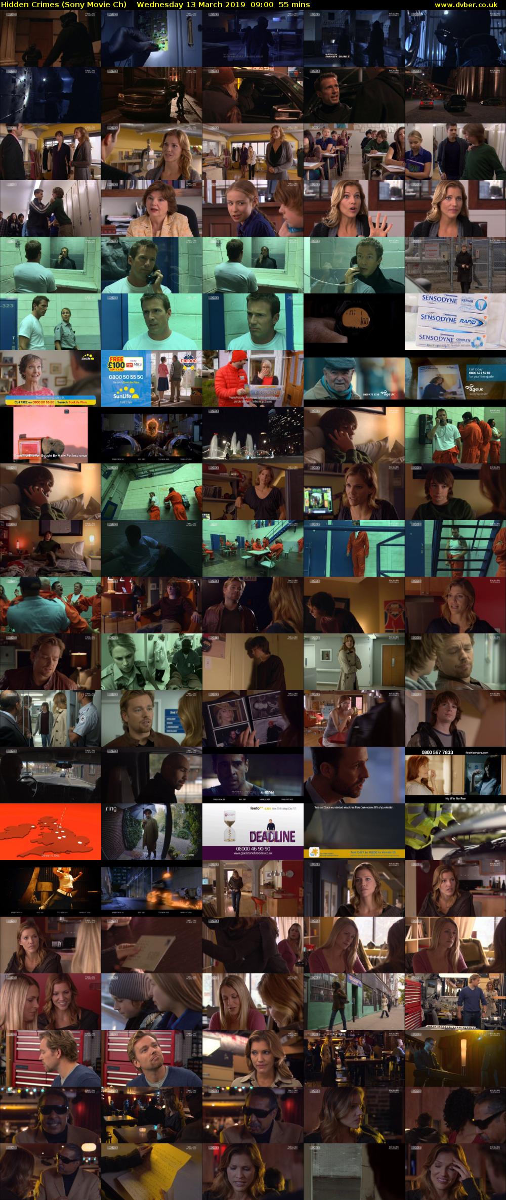 Hidden Crimes (Sony Movie Ch) Wednesday 13 March 2019 09:00 - 09:55