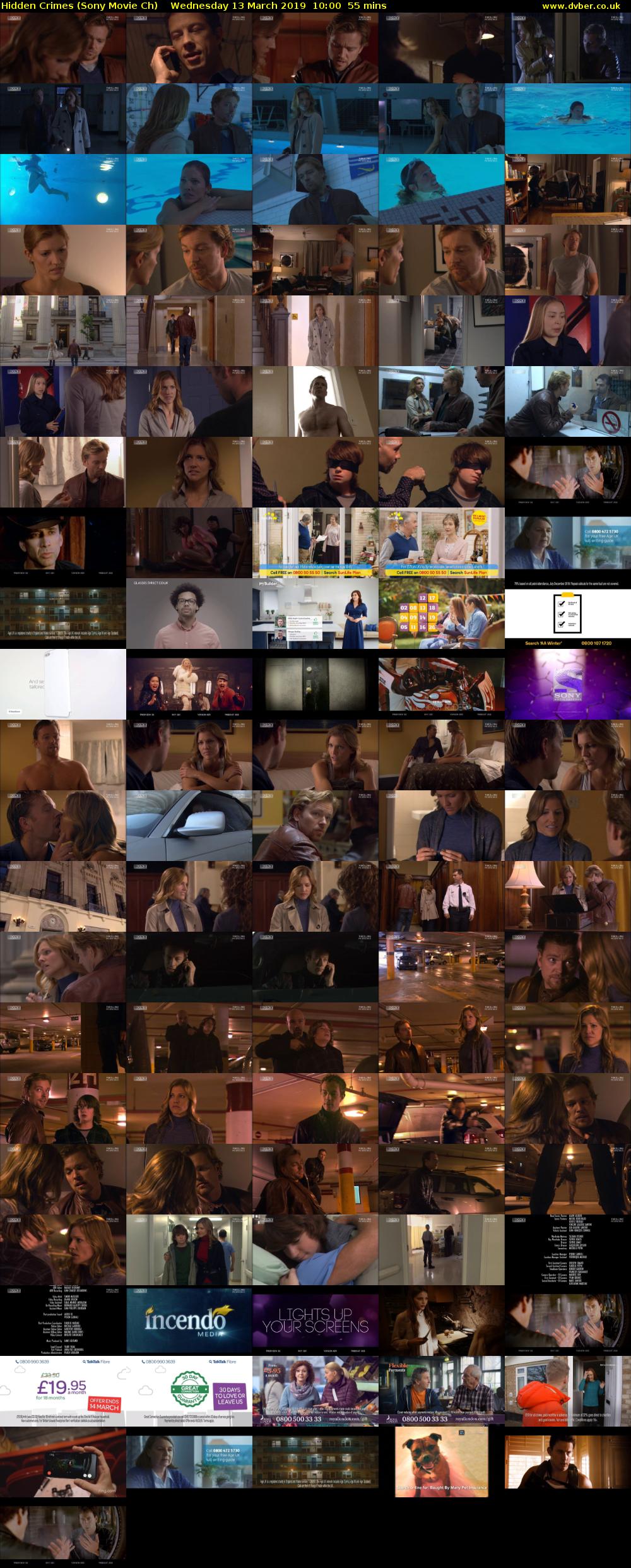 Hidden Crimes (Sony Movie Ch) Wednesday 13 March 2019 10:00 - 10:55