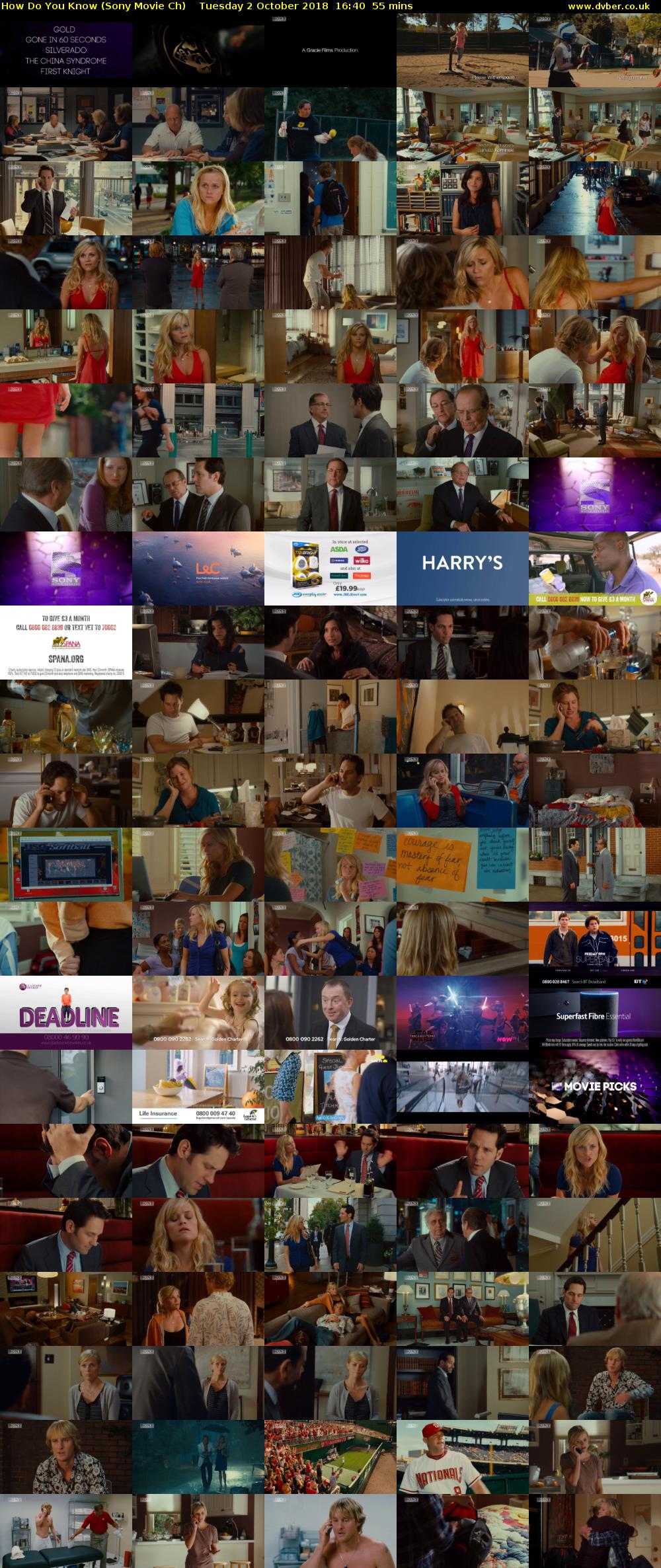 How Do You Know (Sony Movie Ch) Tuesday 2 October 2018 16:40 - 17:35