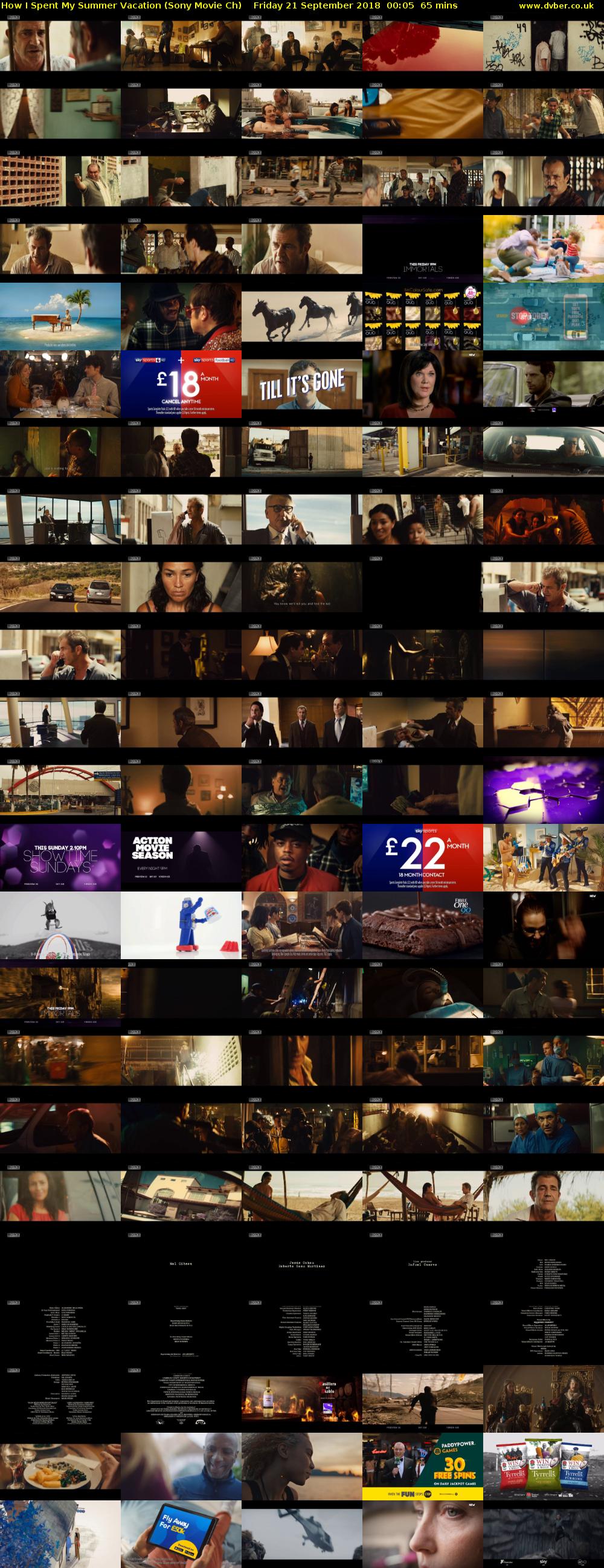 How I Spent My Summer Vacation (Sony Movie Ch) Friday 21 September 2018 00:05 - 01:10