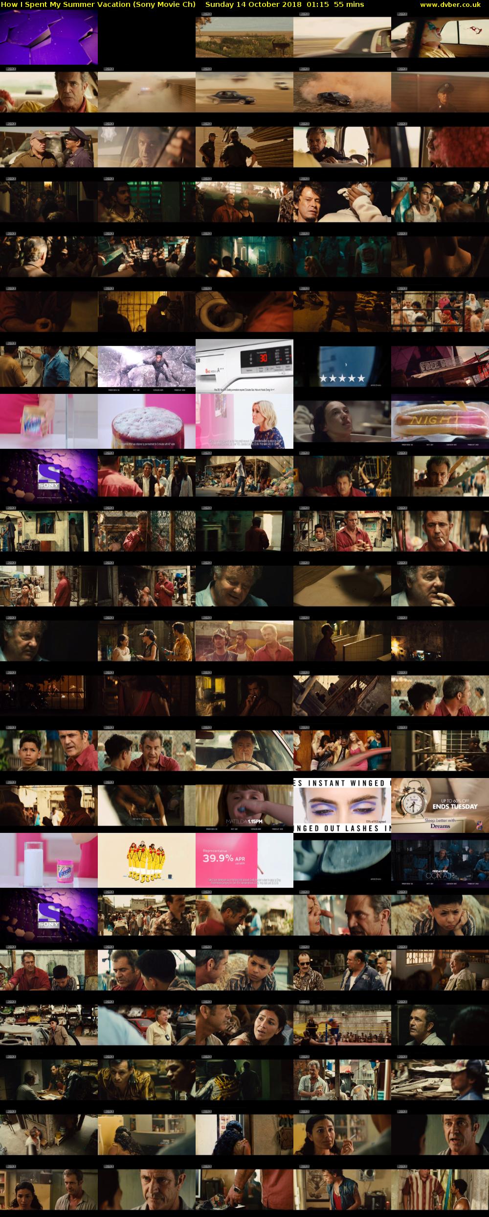 How I Spent My Summer Vacation (Sony Movie Ch) Sunday 14 October 2018 01:15 - 02:10