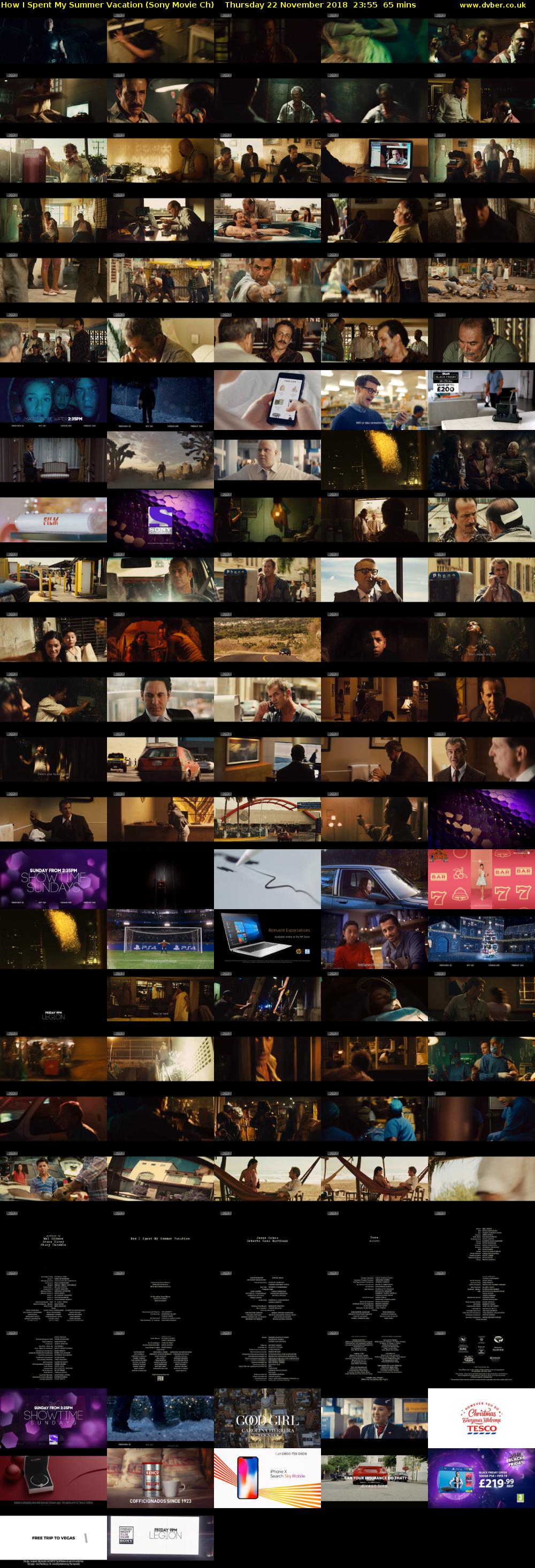 How I Spent My Summer Vacation (Sony Movie Ch) Thursday 22 November 2018 23:55 - 01:00