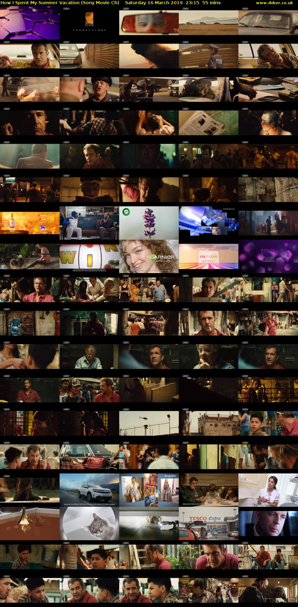 How I Spent My Summer Vacation (Sony Movie Ch) Saturday 16 March 2019 23:15 - 00:10