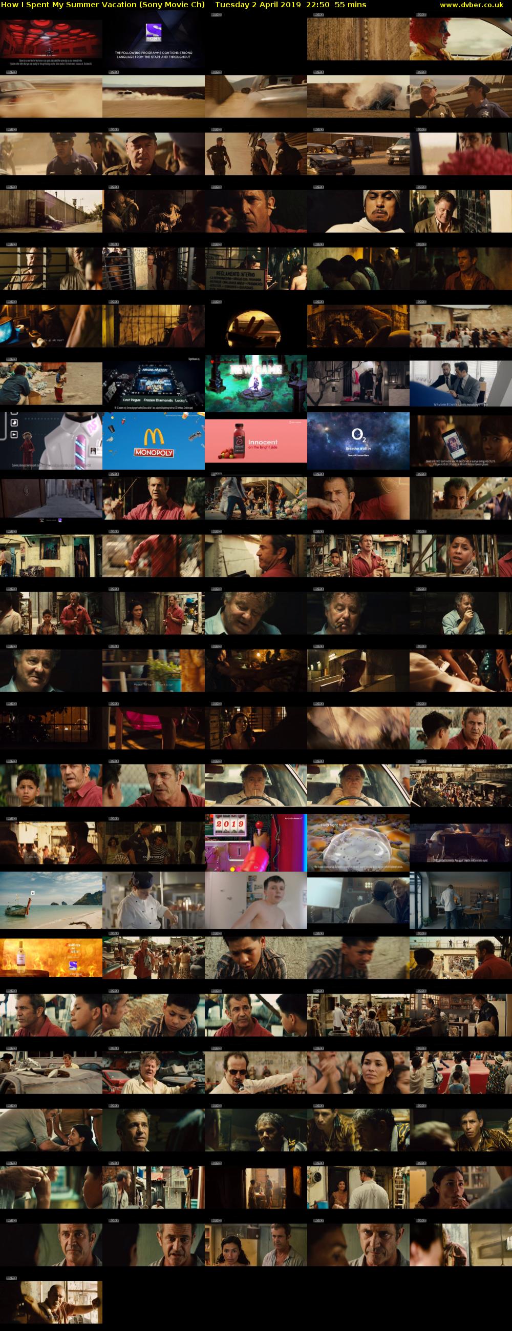 How I Spent My Summer Vacation (Sony Movie Ch) Tuesday 2 April 2019 22:50 - 23:45