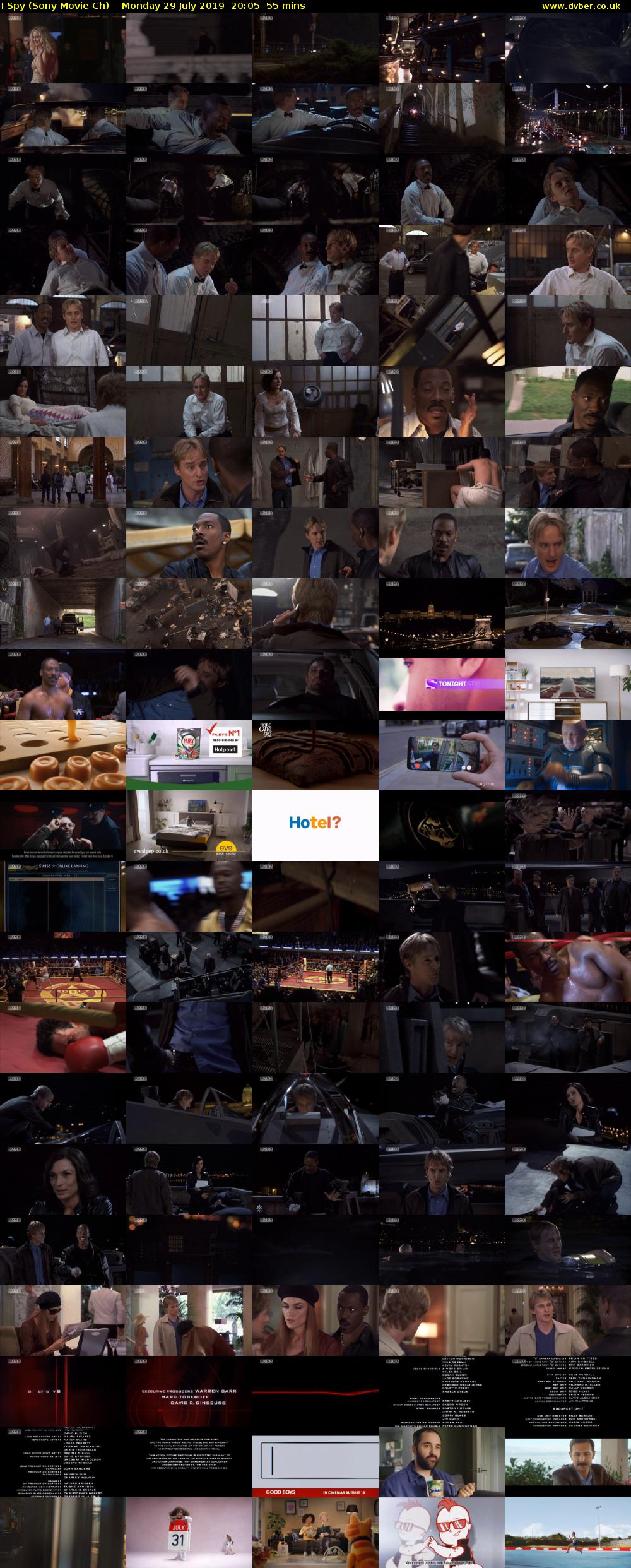 I Spy (Sony Movie Ch) Monday 29 July 2019 20:05 - 21:00