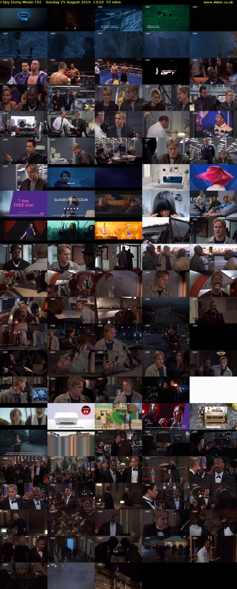 I Spy (Sony Movie Ch) Sunday 25 August 2019 13:20 - 14:15