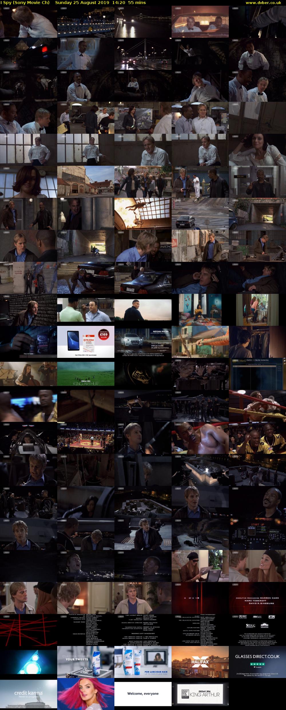 I Spy (Sony Movie Ch) Sunday 25 August 2019 14:20 - 15:15