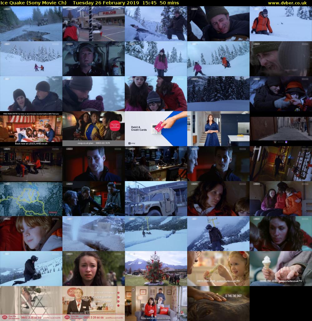 Ice Quake (Sony Movie Ch) Tuesday 26 February 2019 15:45 - 16:35