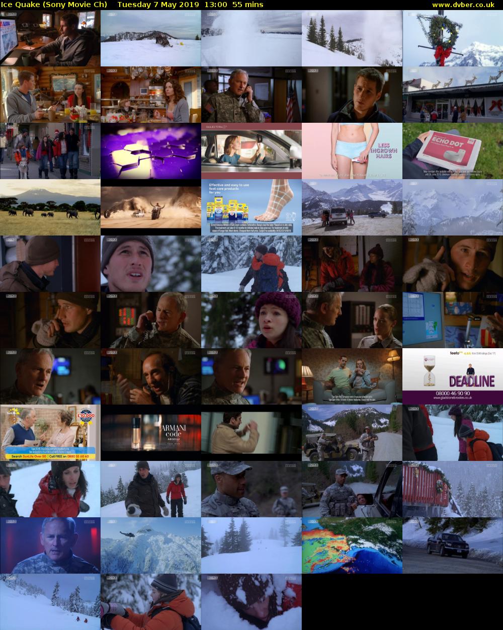 Ice Quake (Sony Movie Ch) Tuesday 7 May 2019 13:00 - 13:55