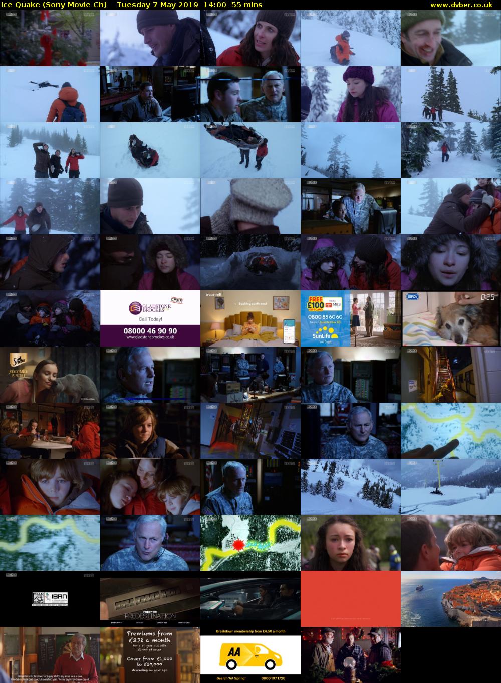 Ice Quake (Sony Movie Ch) Tuesday 7 May 2019 14:00 - 14:55
