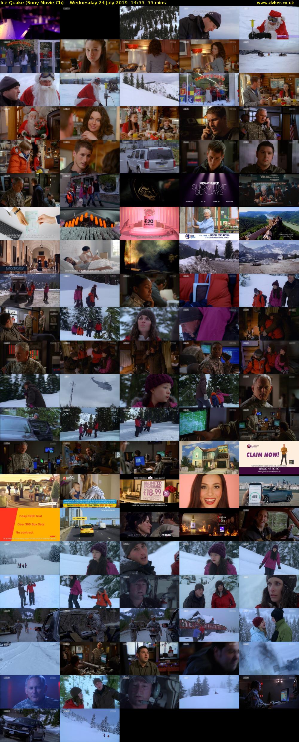 Ice Quake (Sony Movie Ch) Wednesday 24 July 2019 14:55 - 15:50