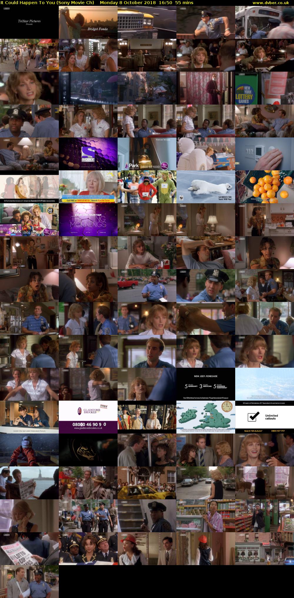 It Could Happen To You (Sony Movie Ch) Monday 8 October 2018 16:50 - 17:45