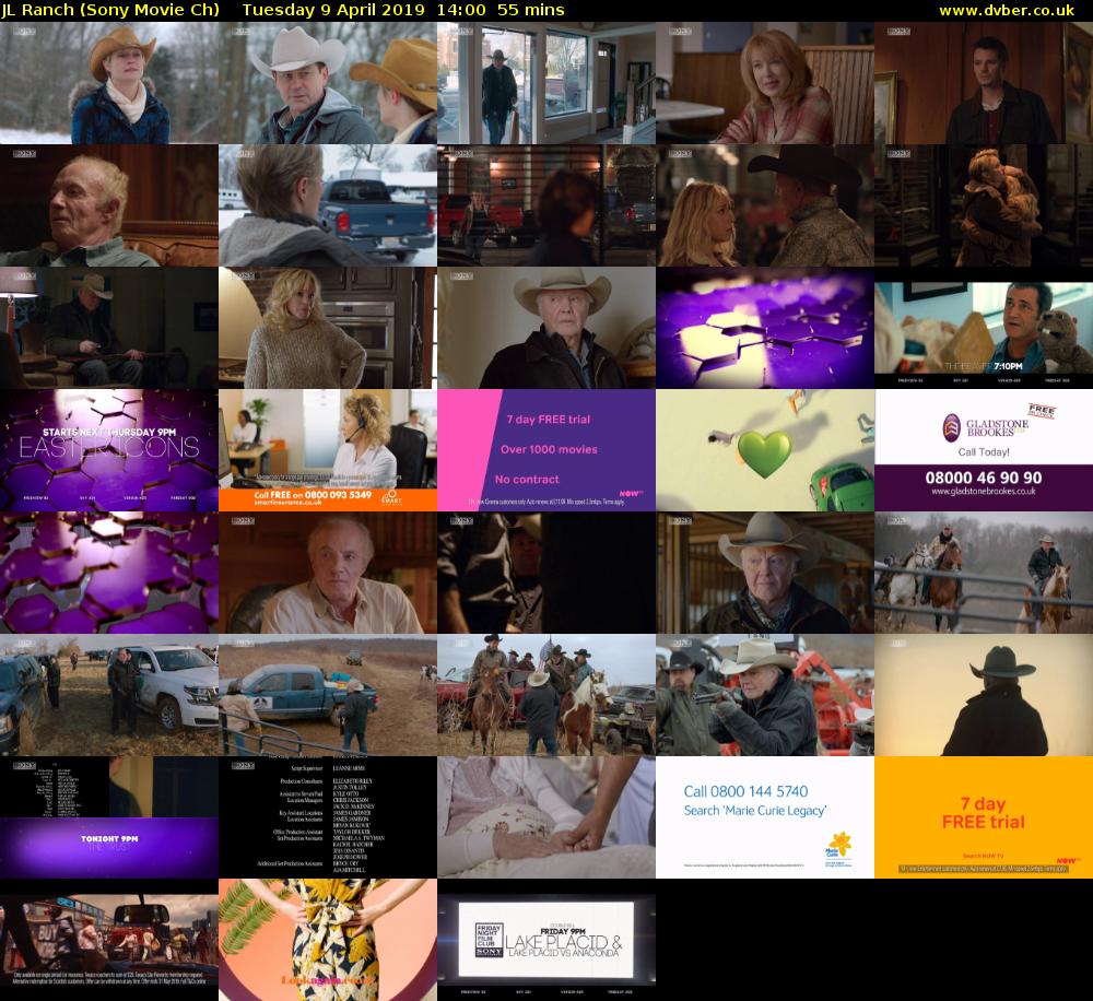 JL Ranch (Sony Movie Ch) Tuesday 9 April 2019 14:00 - 14:55