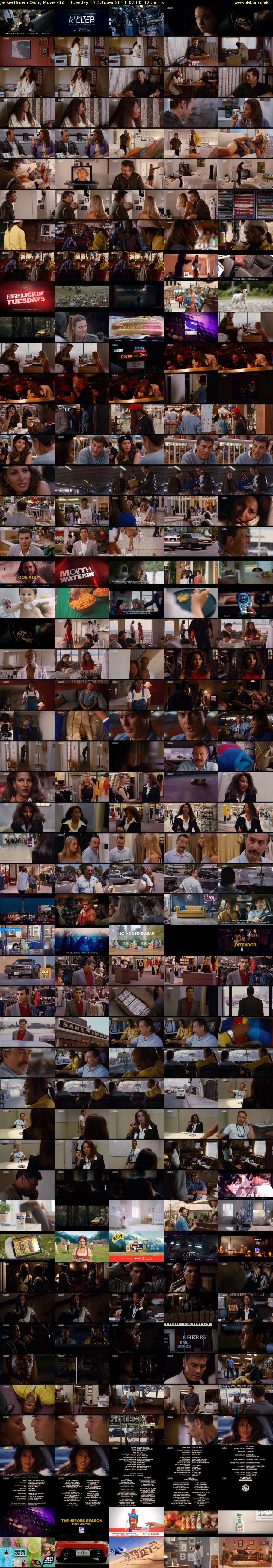 Jackie Brown (Sony Movie Ch) Tuesday 16 October 2018 02:00 - 04:05