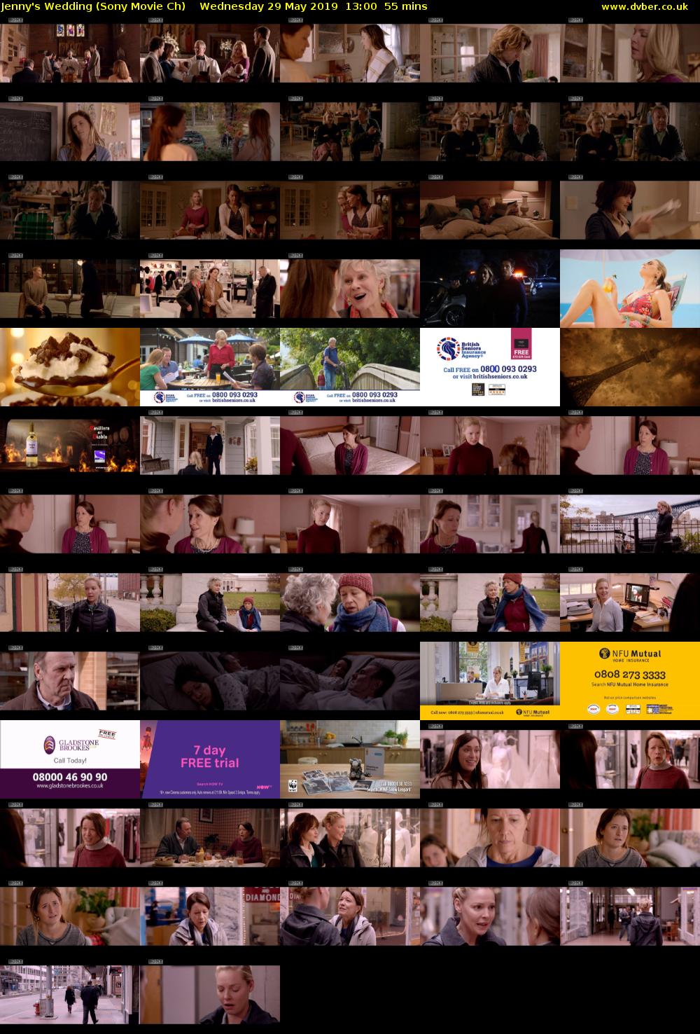 Jenny's Wedding (Sony Movie Ch) Wednesday 29 May 2019 13:00 - 13:55