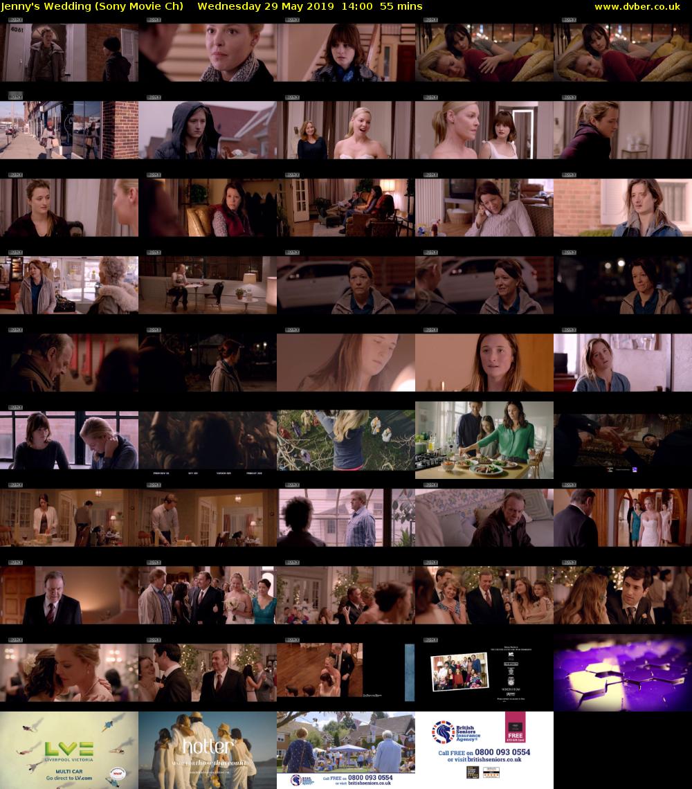 Jenny's Wedding (Sony Movie Ch) Wednesday 29 May 2019 14:00 - 14:55
