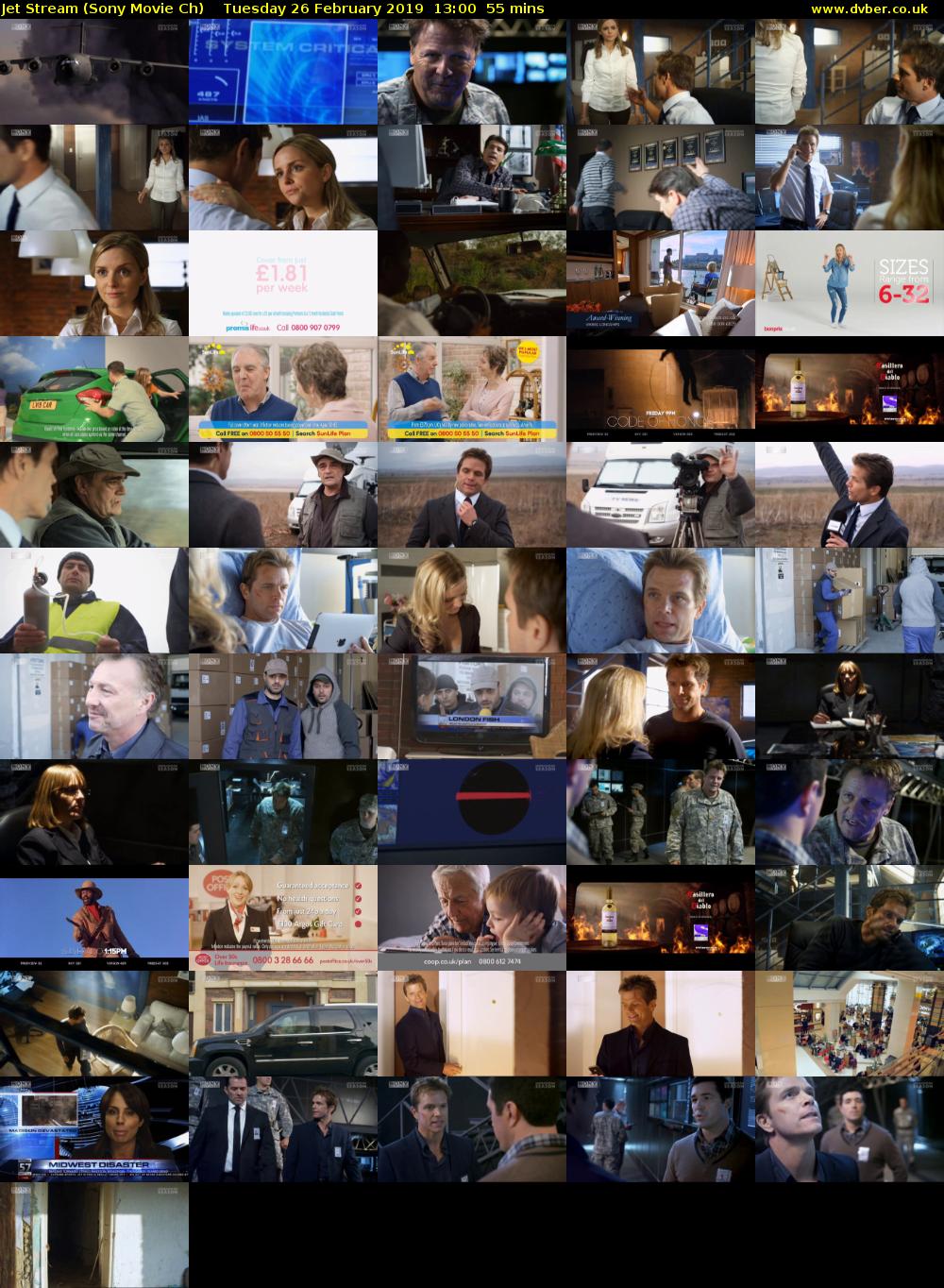 Jet Stream (Sony Movie Ch) Tuesday 26 February 2019 13:00 - 13:55