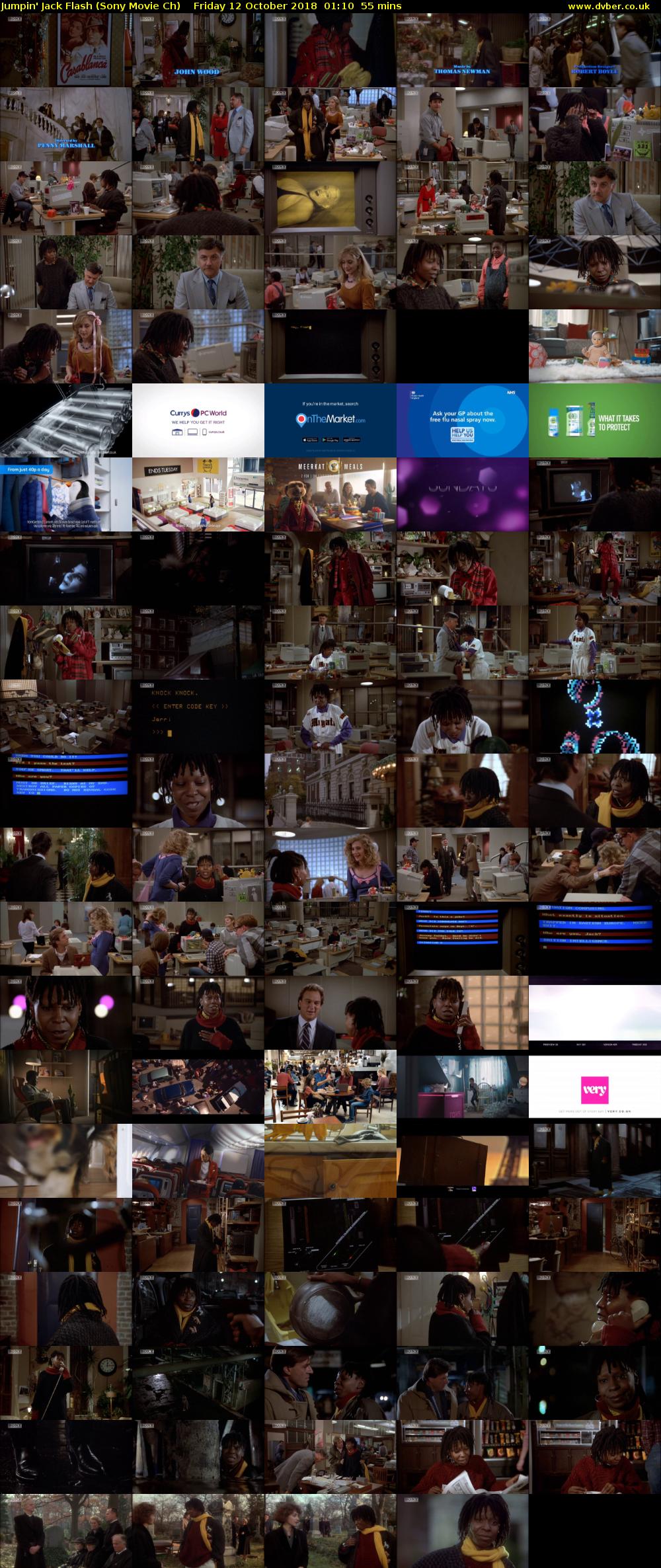 Jumpin' Jack Flash (Sony Movie Ch) Friday 12 October 2018 01:10 - 02:05