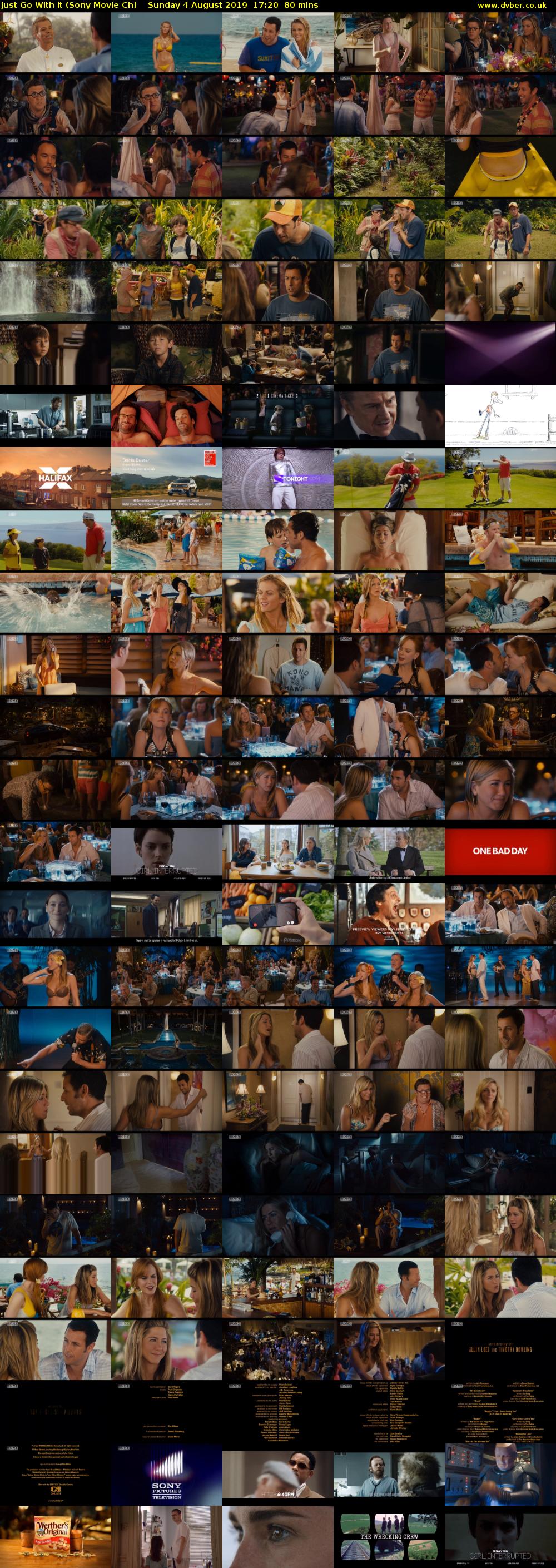 Just Go With It (Sony Movie Ch) Sunday 4 August 2019 17:20 - 18:40
