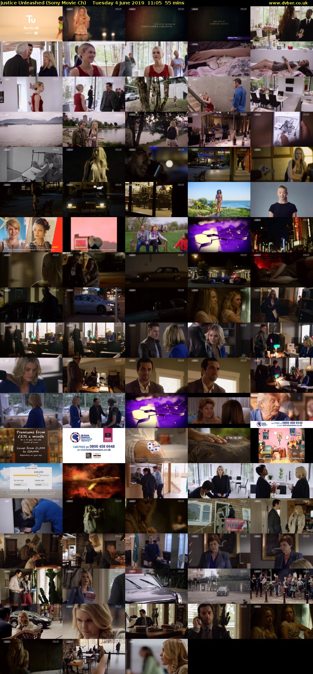Justice Unleashed (Sony Movie Ch) Tuesday 4 June 2019 11:05 - 12:00