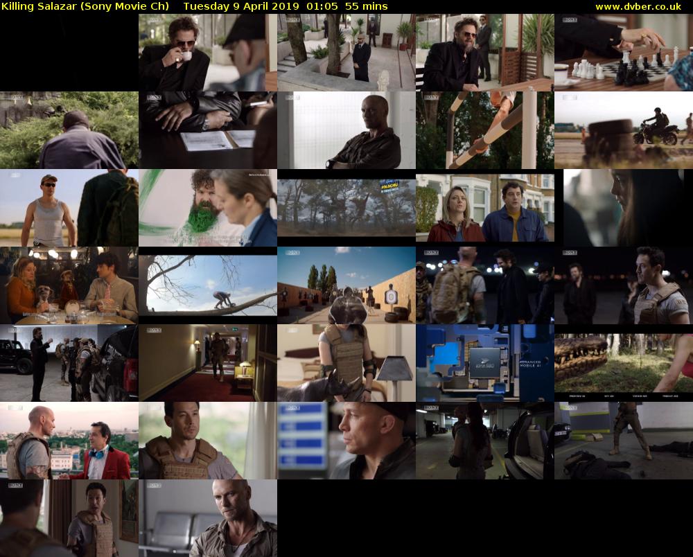 Killing Salazar (Sony Movie Ch) Tuesday 9 April 2019 01:05 - 02:00