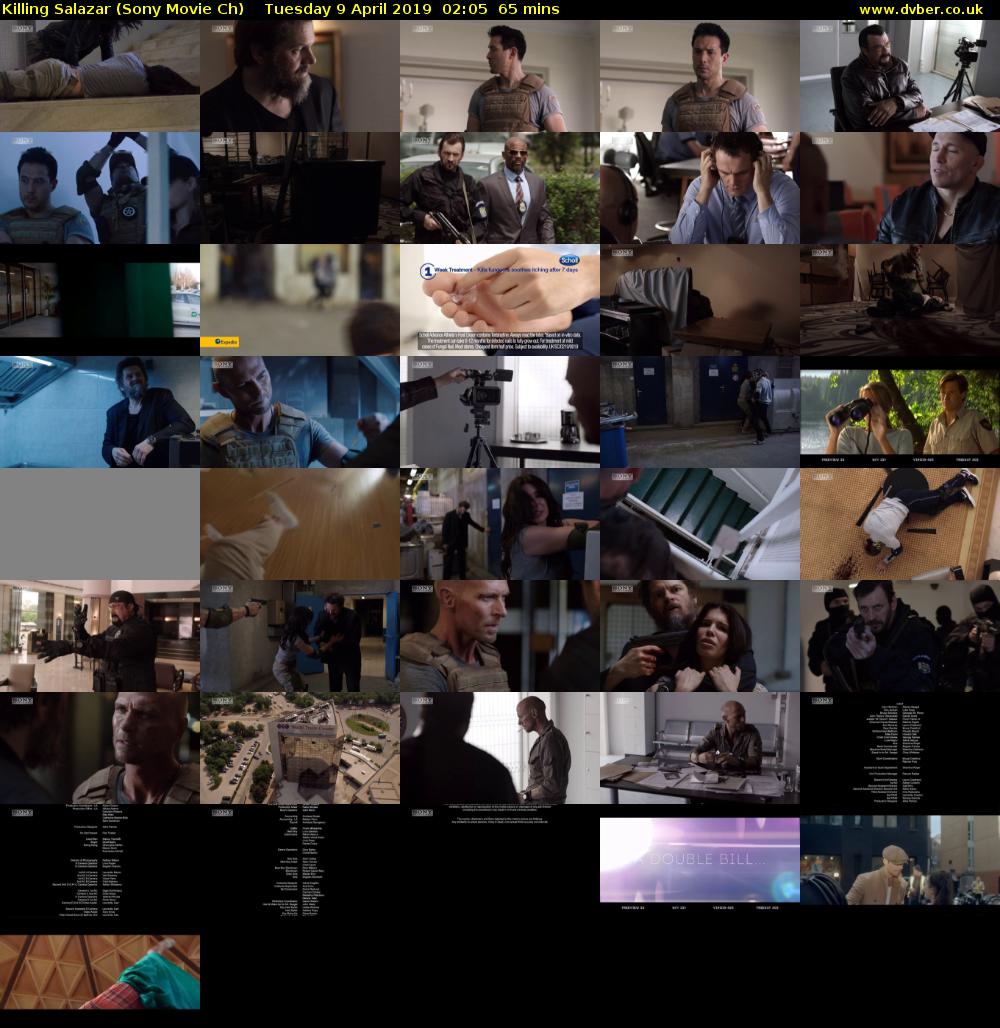 Killing Salazar (Sony Movie Ch) Tuesday 9 April 2019 02:05 - 03:10