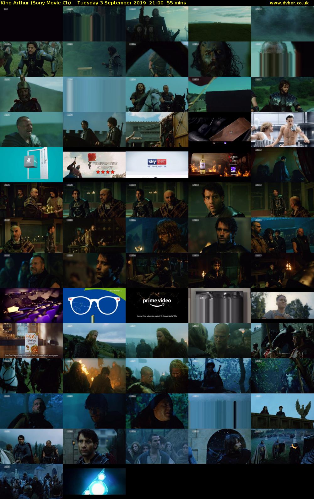 King Arthur (Sony Movie Ch) Tuesday 3 September 2019 21:00 - 21:55