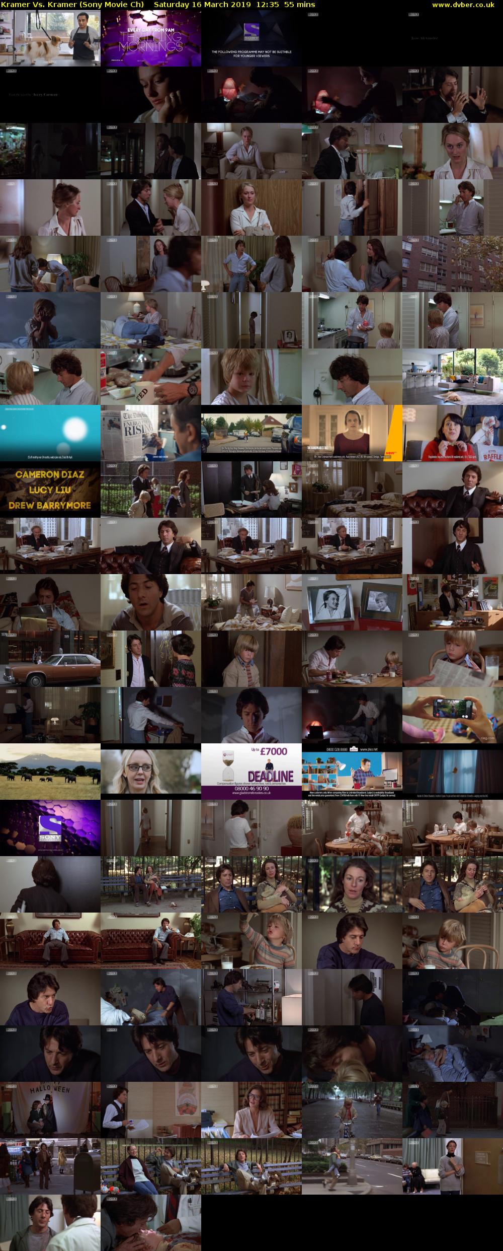 Kramer Vs. Kramer (Sony Movie Ch) Saturday 16 March 2019 12:35 - 13:30