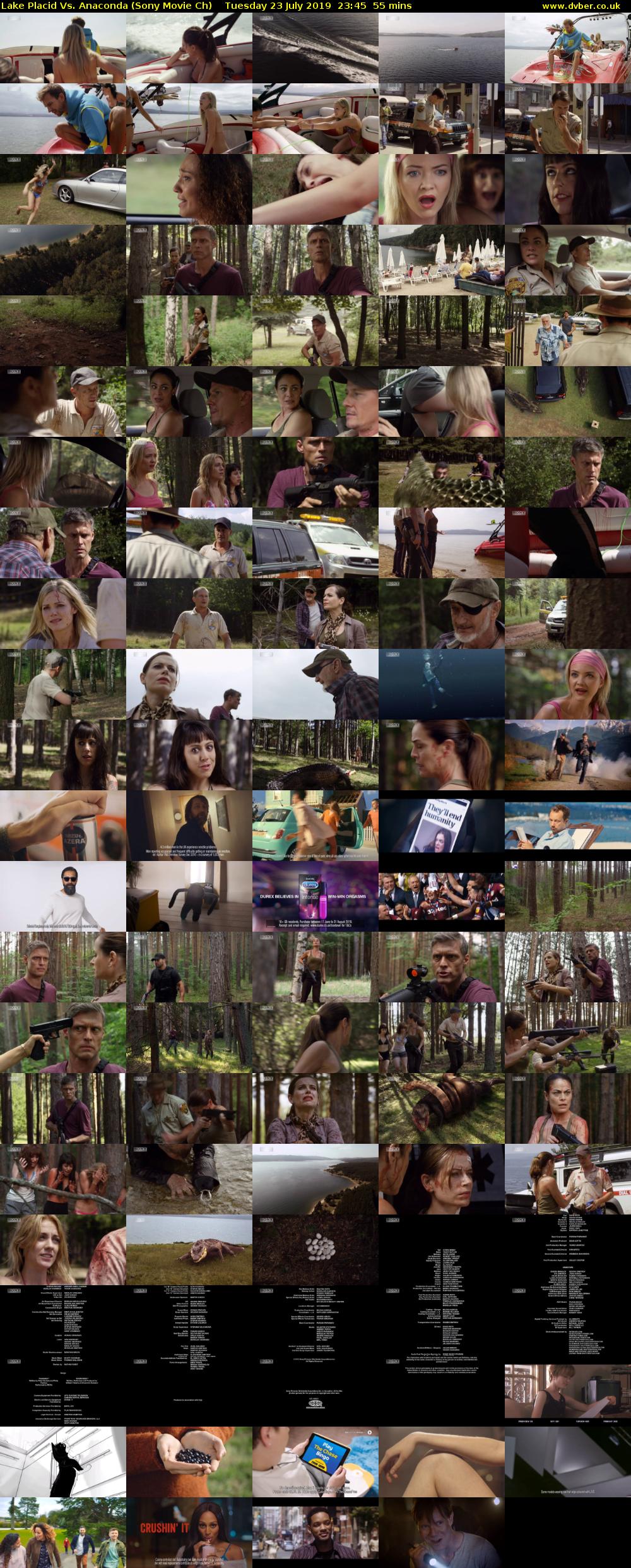 Lake Placid Vs. Anaconda (Sony Movie Ch) Tuesday 23 July 2019 23:45 - 00:40