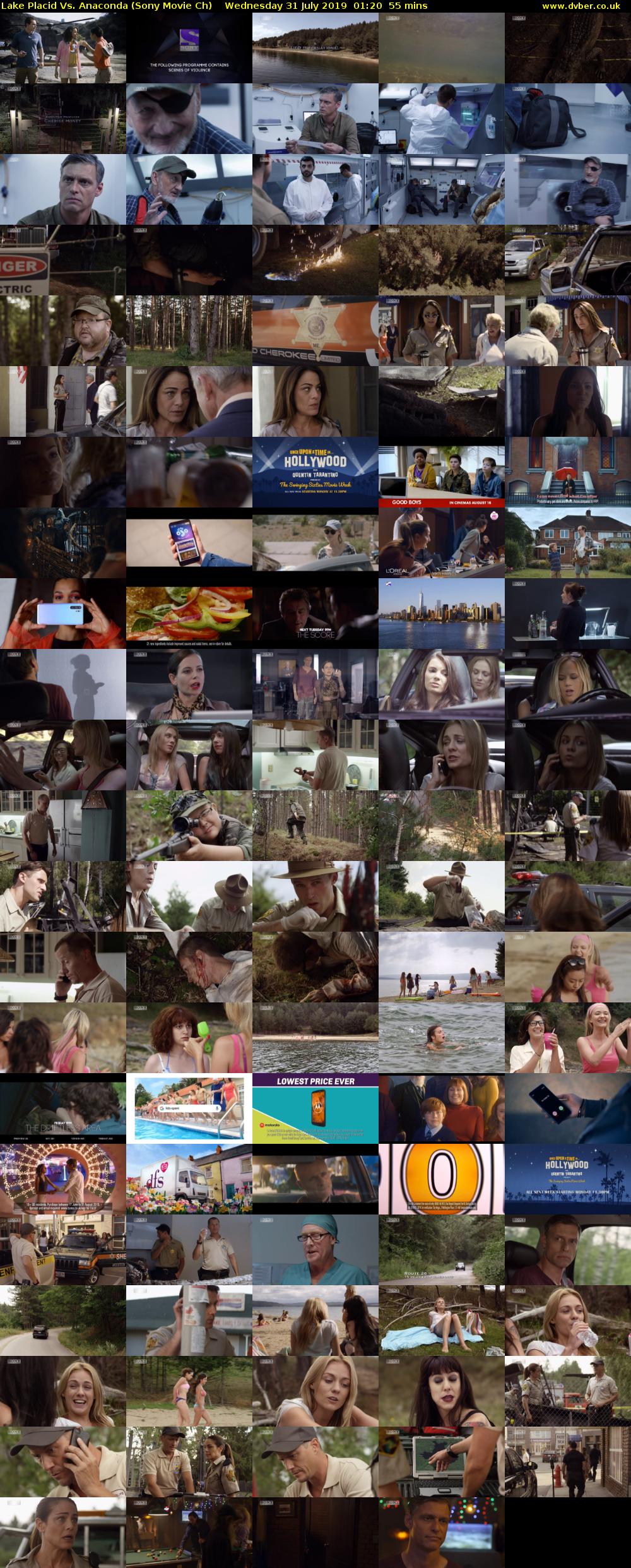 Lake Placid Vs. Anaconda (Sony Movie Ch) Wednesday 31 July 2019 01:20 - 02:15