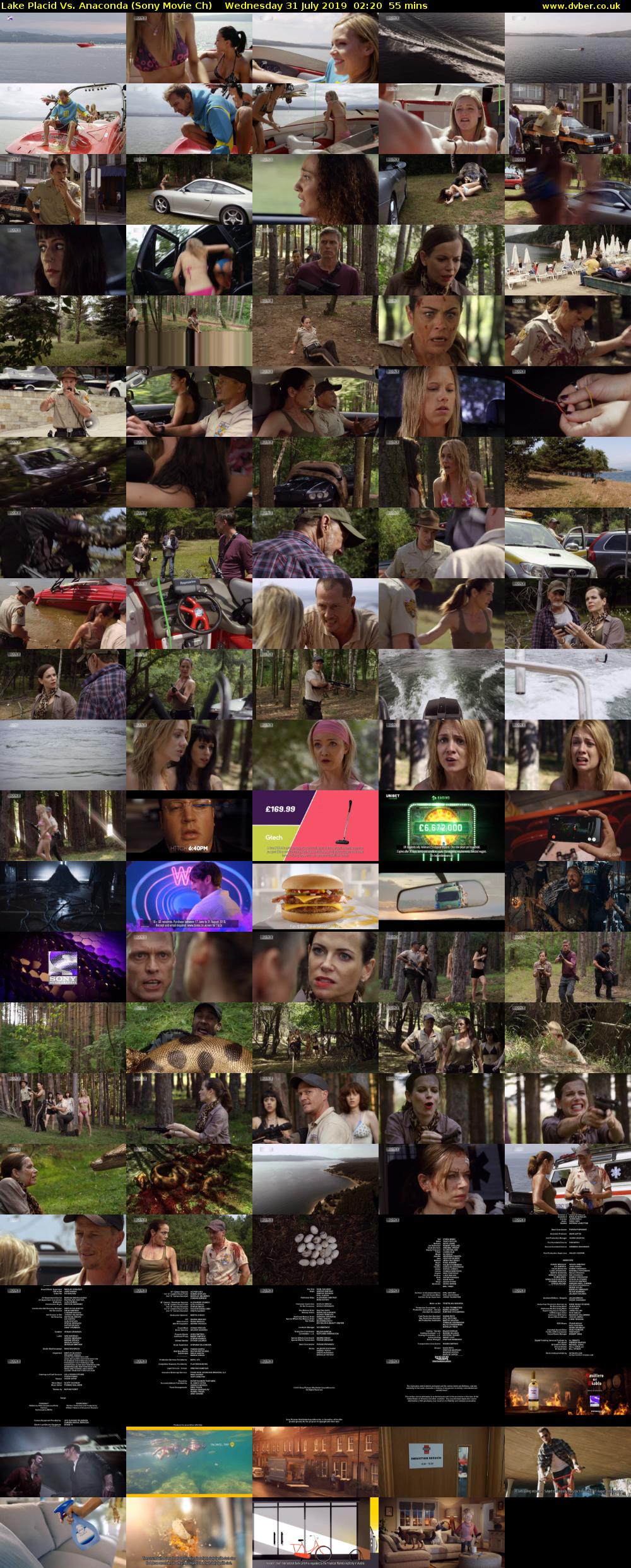 Lake Placid Vs. Anaconda (Sony Movie Ch) Wednesday 31 July 2019 02:20 - 03:15