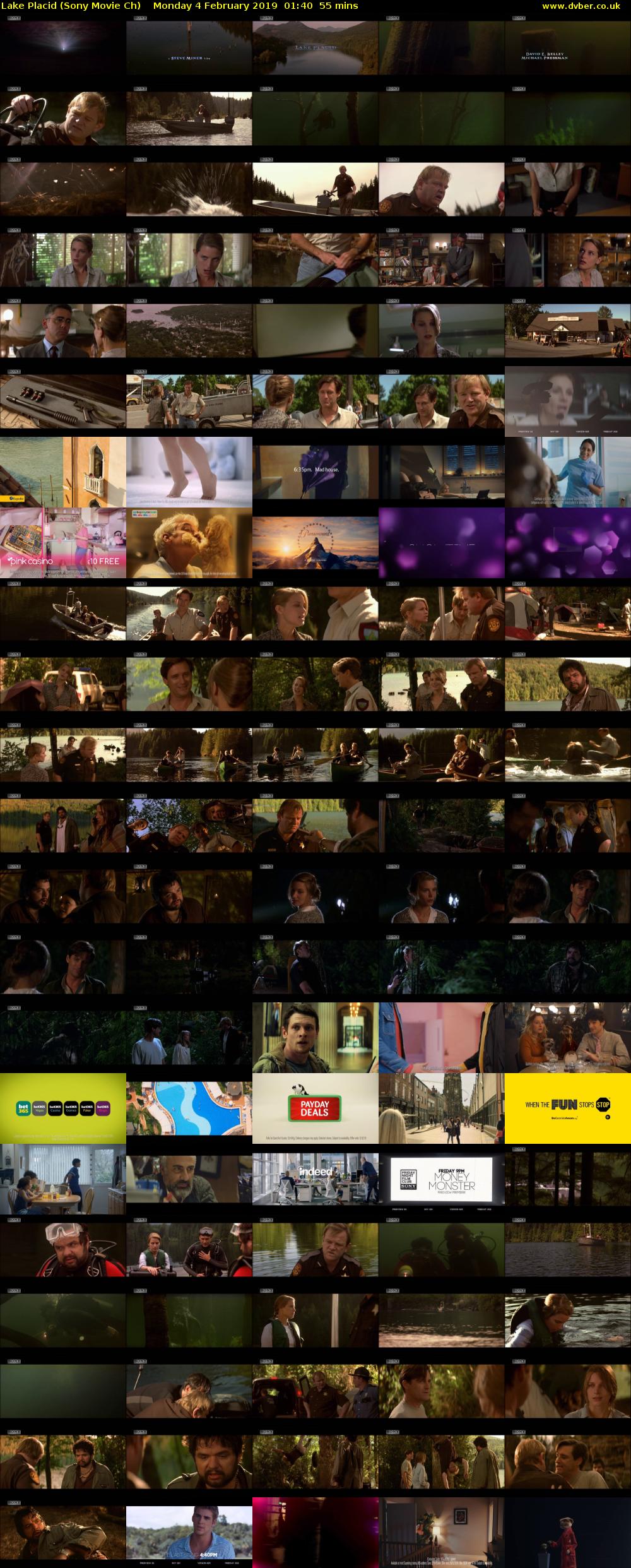 Lake Placid (Sony Movie Ch) Monday 4 February 2019 01:40 - 02:35