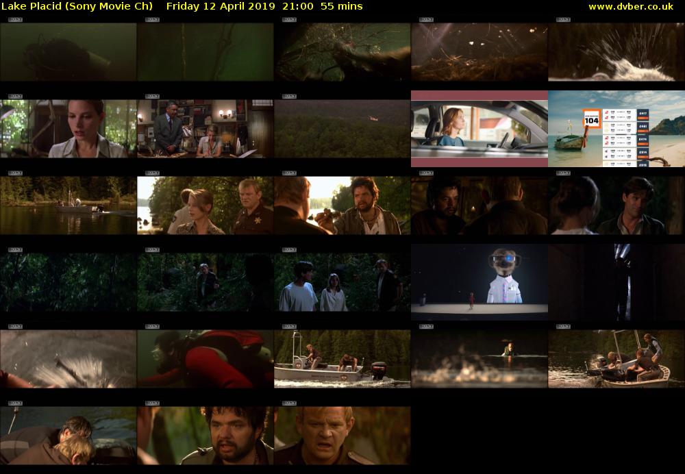 Lake Placid (Sony Movie Ch) Friday 12 April 2019 21:00 - 21:55