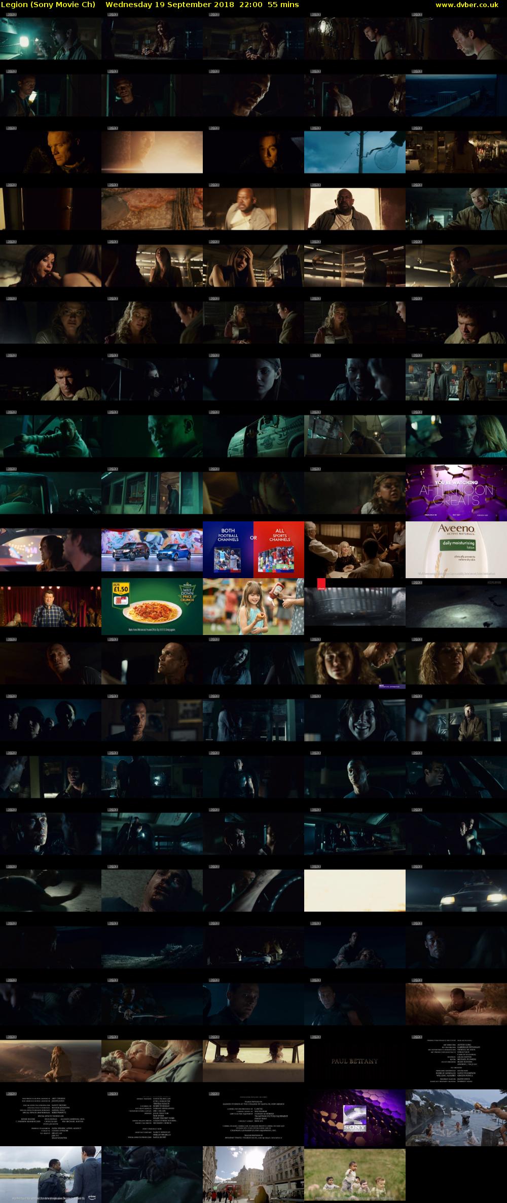 Legion (Sony Movie Ch) Wednesday 19 September 2018 22:00 - 22:55