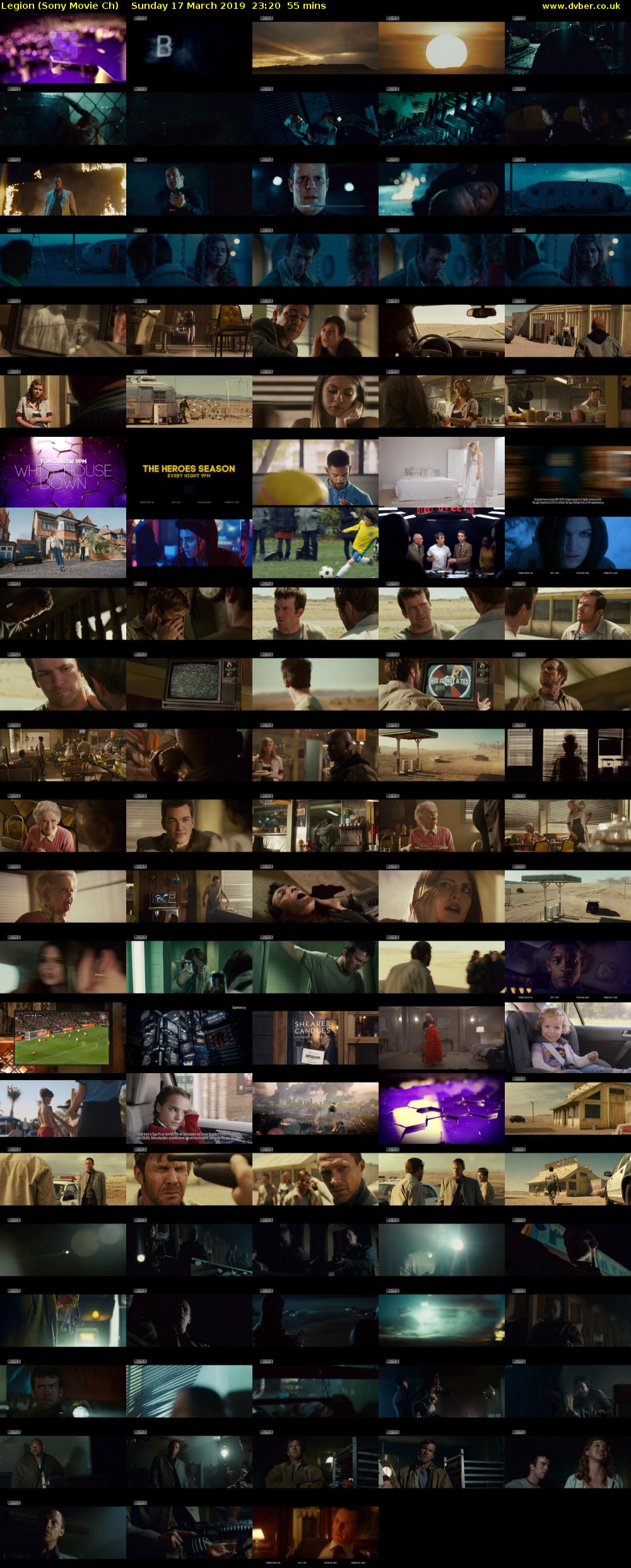 Legion (Sony Movie Ch) Sunday 17 March 2019 23:20 - 00:15