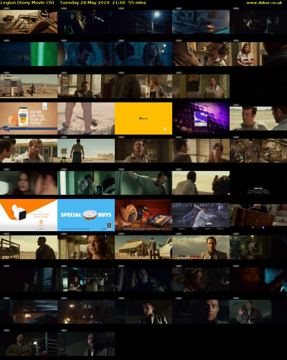 Legion (Sony Movie Ch) Tuesday 28 May 2019 21:00 - 21:55