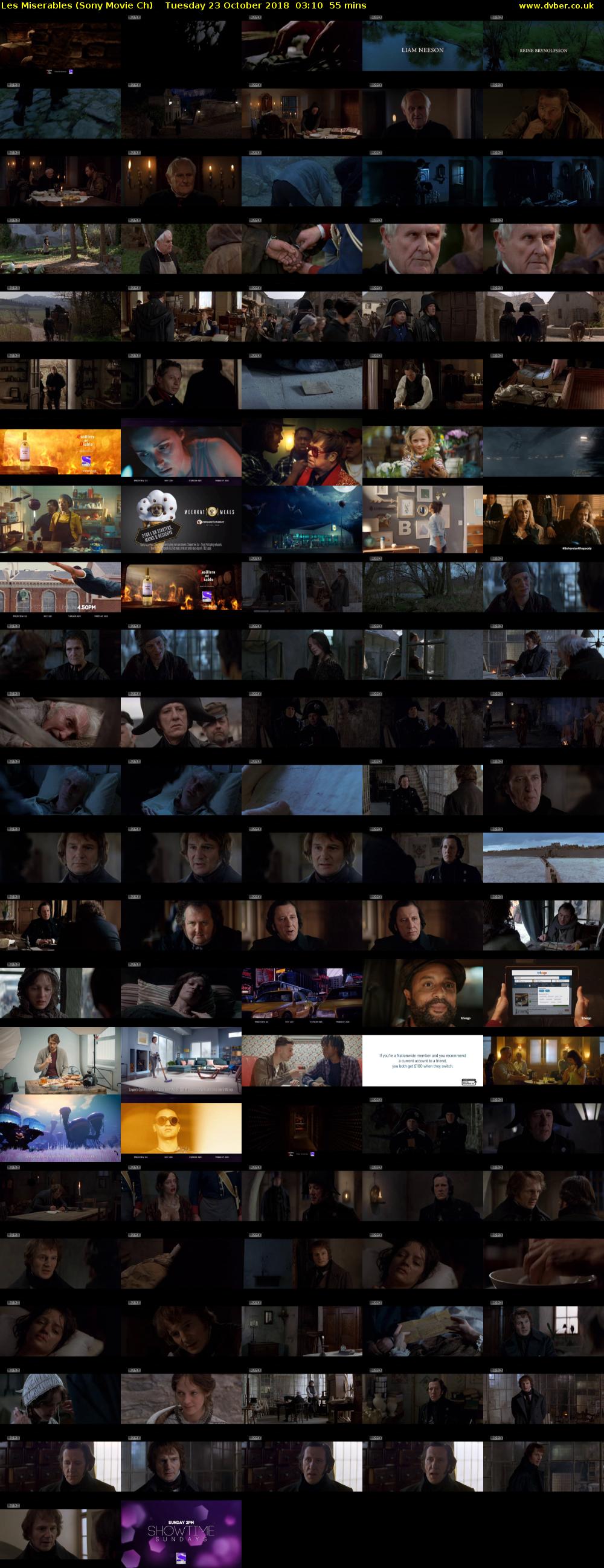 Les Miserables (Sony Movie Ch) Tuesday 23 October 2018 03:10 - 04:05