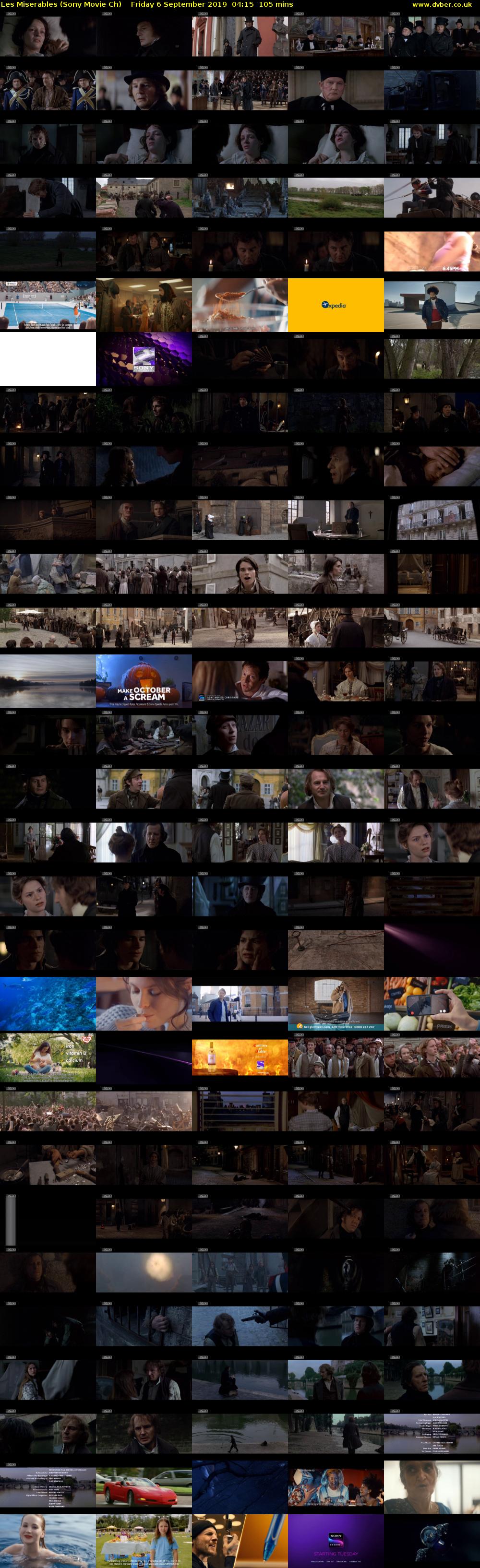 Les Miserables (Sony Movie Ch) Friday 6 September 2019 04:15 - 06:00