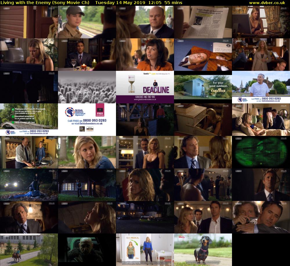 Living with the Enemy (Sony Movie Ch) Tuesday 14 May 2019 12:05 - 13:00
