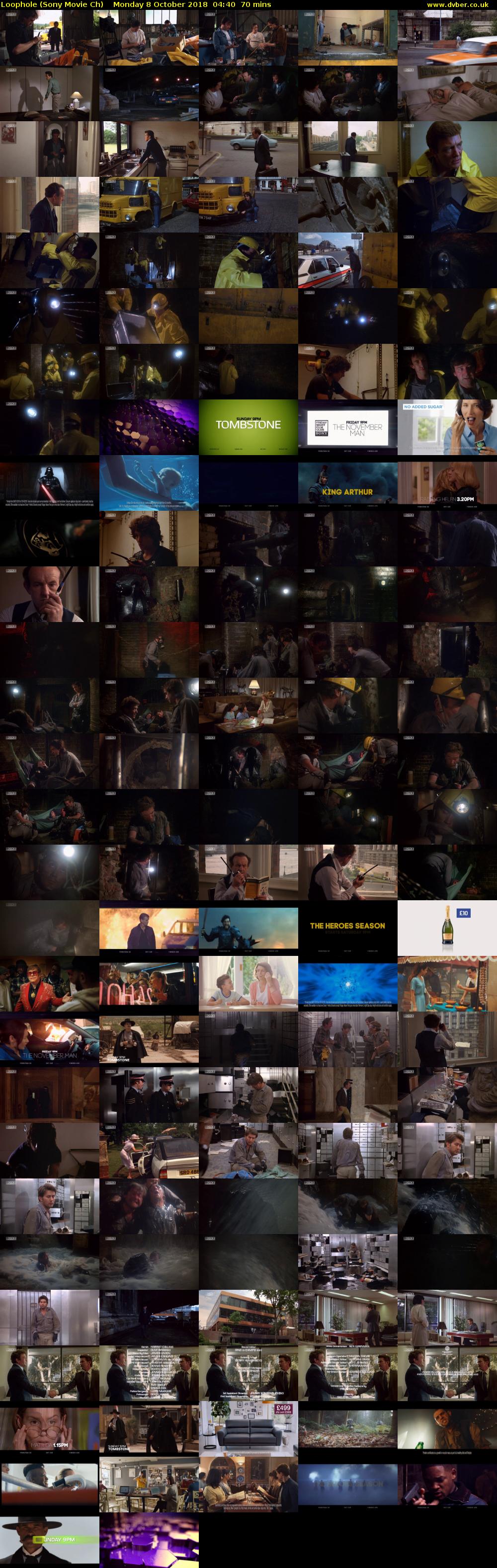 Loophole (Sony Movie Ch) Monday 8 October 2018 04:40 - 05:50
