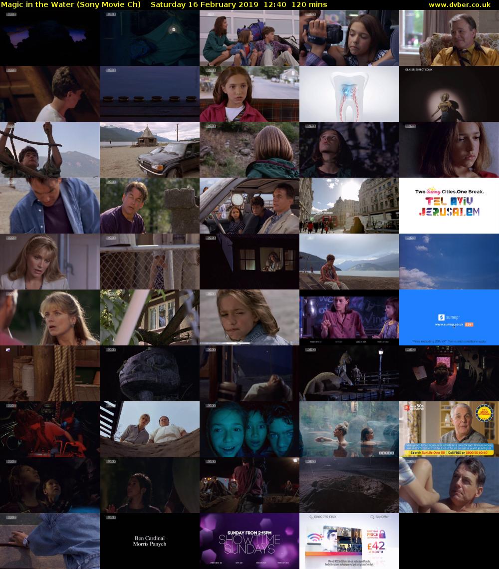 Magic in the Water (Sony Movie Ch) Saturday 16 February 2019 12:40 - 14:40